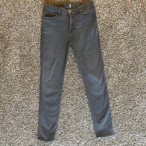 7 for all mankind the high waist ankle skinny